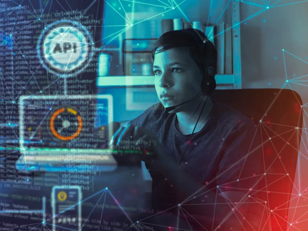  Person working html on computer
