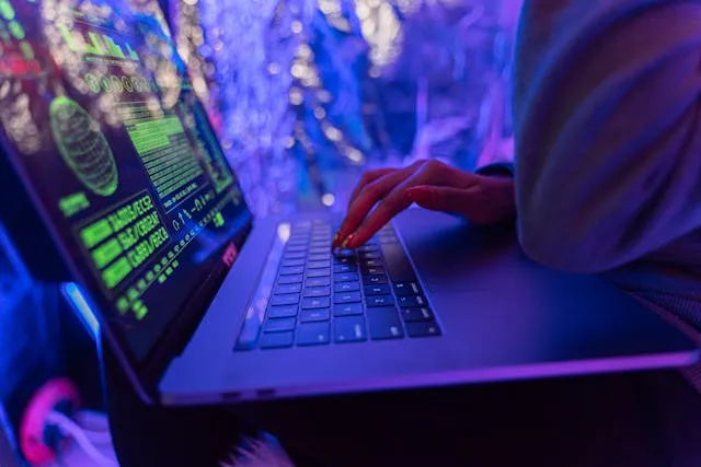 coding using laptop
